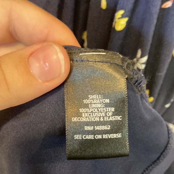 Torrid Blue Floral Spaghetti Strap Summer Maxi Dress Size 5X - Picture 12 of 13